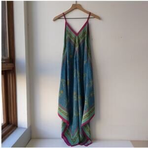 Holding Horses Belita Handkerchief Silk Scarf Dress Size XS